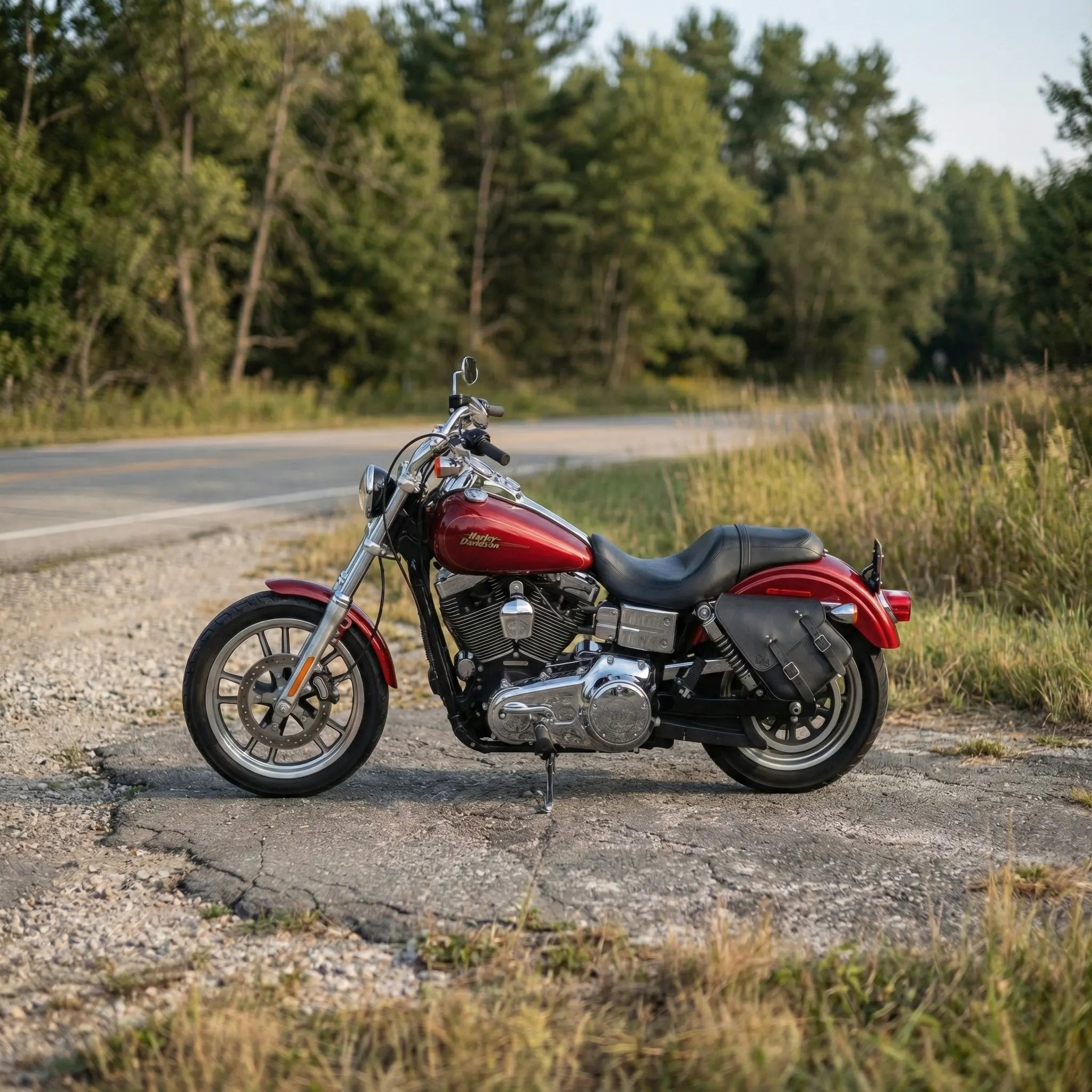 Harley Dyna Solo Bag - Left Side (Model DL02)