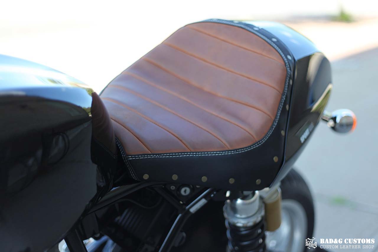 Custom Leather Café Racer Seat | Ducati Sport 1000 (SportClassic)