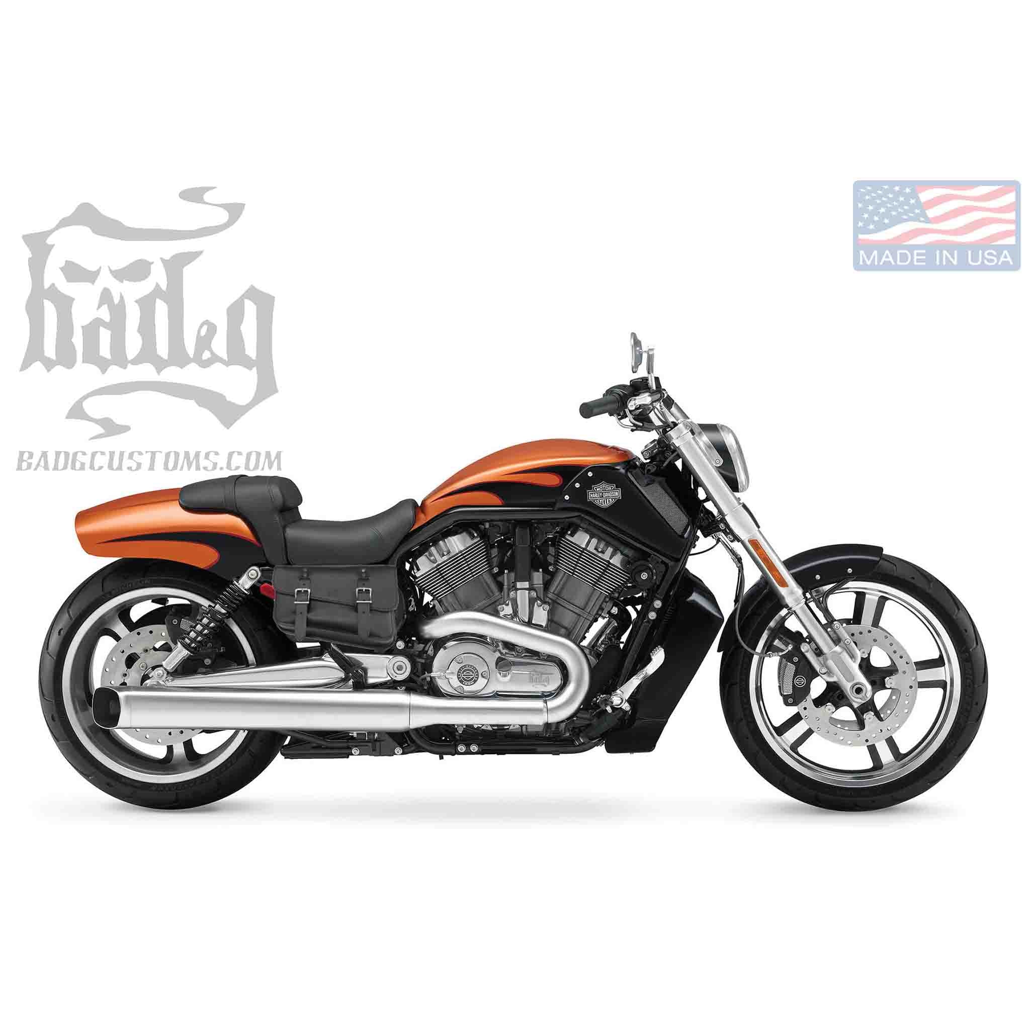 Upgrade your Harley-Davidson® V-Rod® with the VFR01 V-Rod® Right Side Solo Frame Bag. Hand crafted in USA with premium leather and top quality hardware. Durable and stylish, it's the perfect fit for your motorcycle.