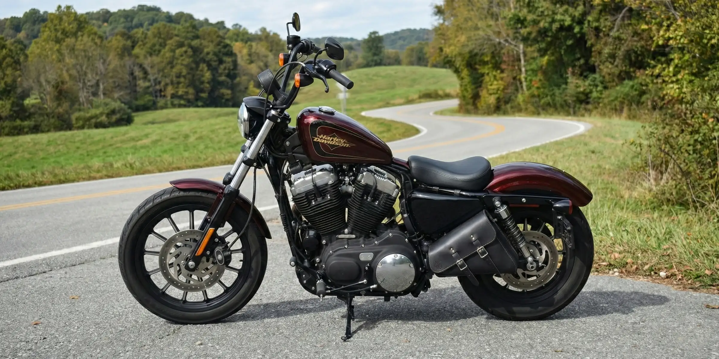 H-D® Sportster Left Side Solo Bag - SL01