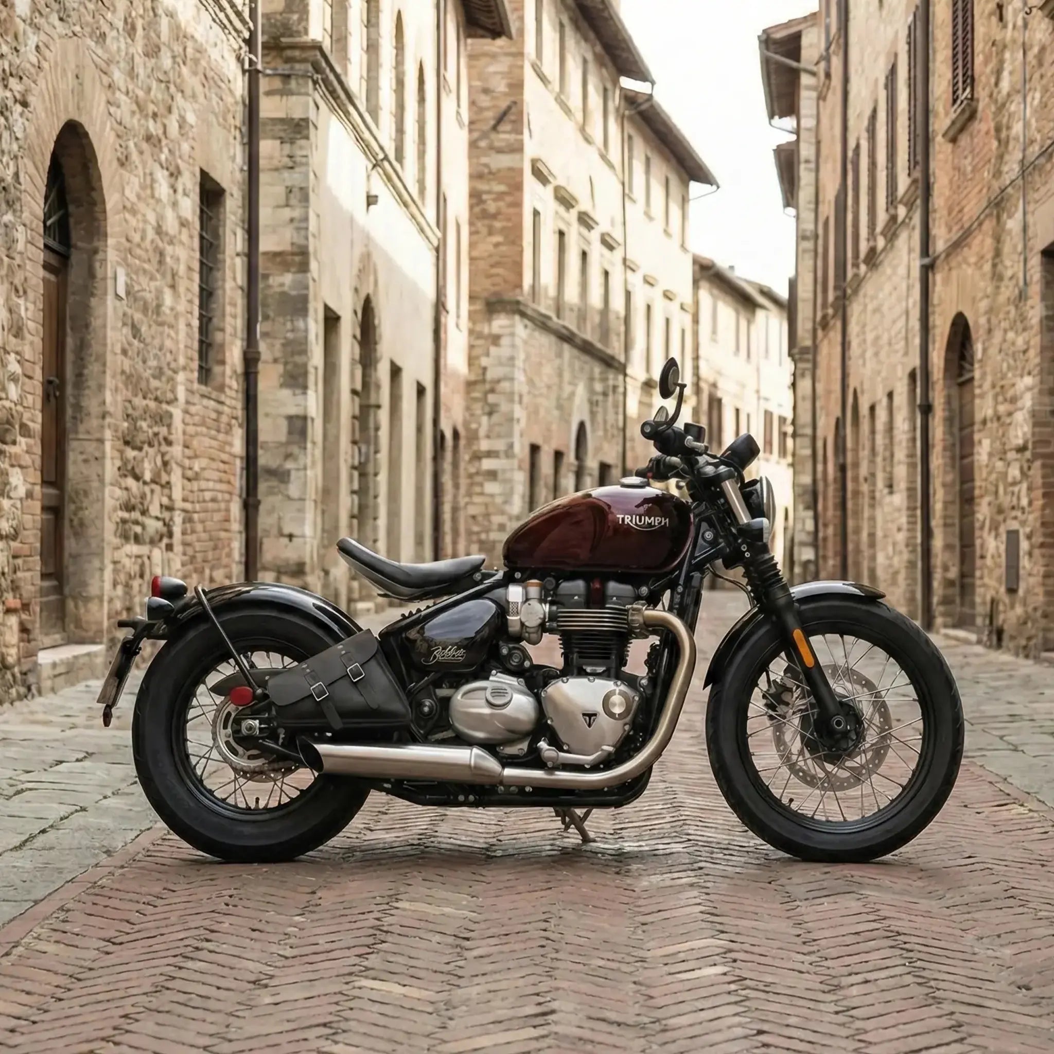 Triumph Bobber Right Side Solo Bag - TBR01