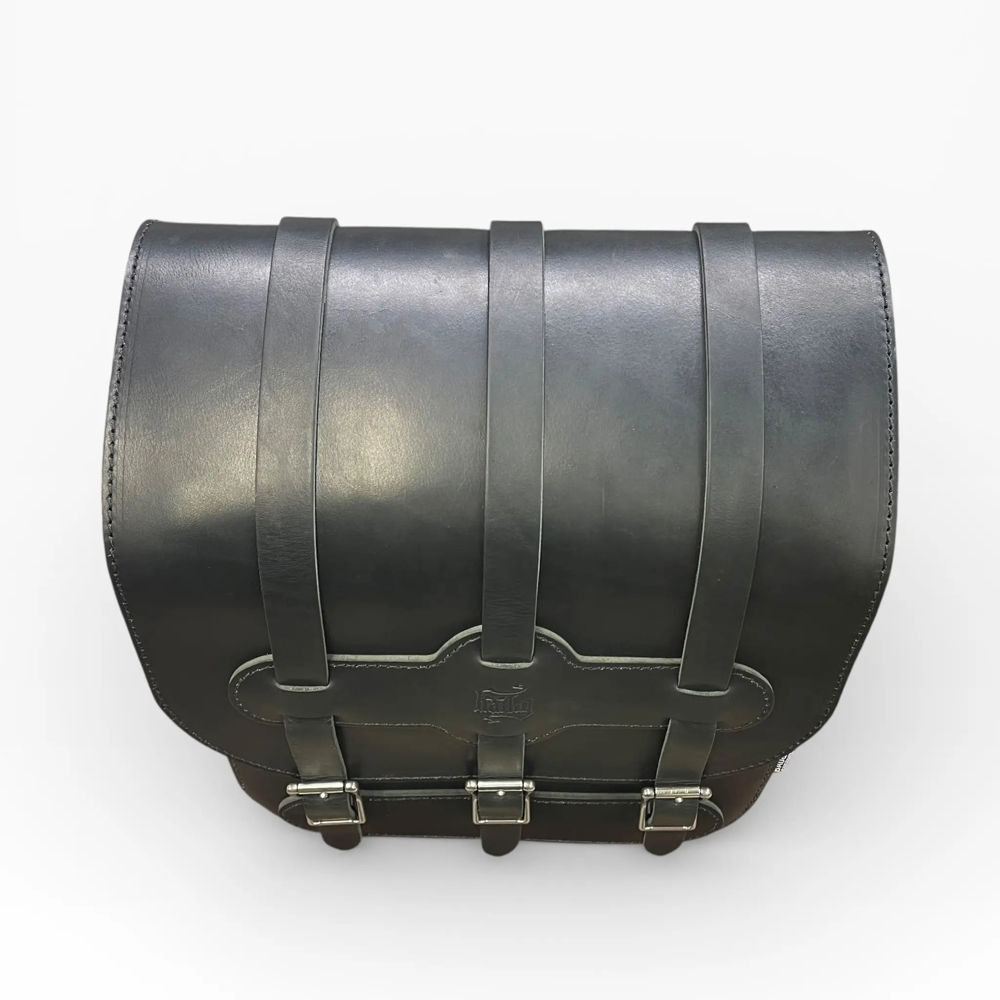 Universal Heavy Duty Leather Saddlebag - US02S (Solo Bag)