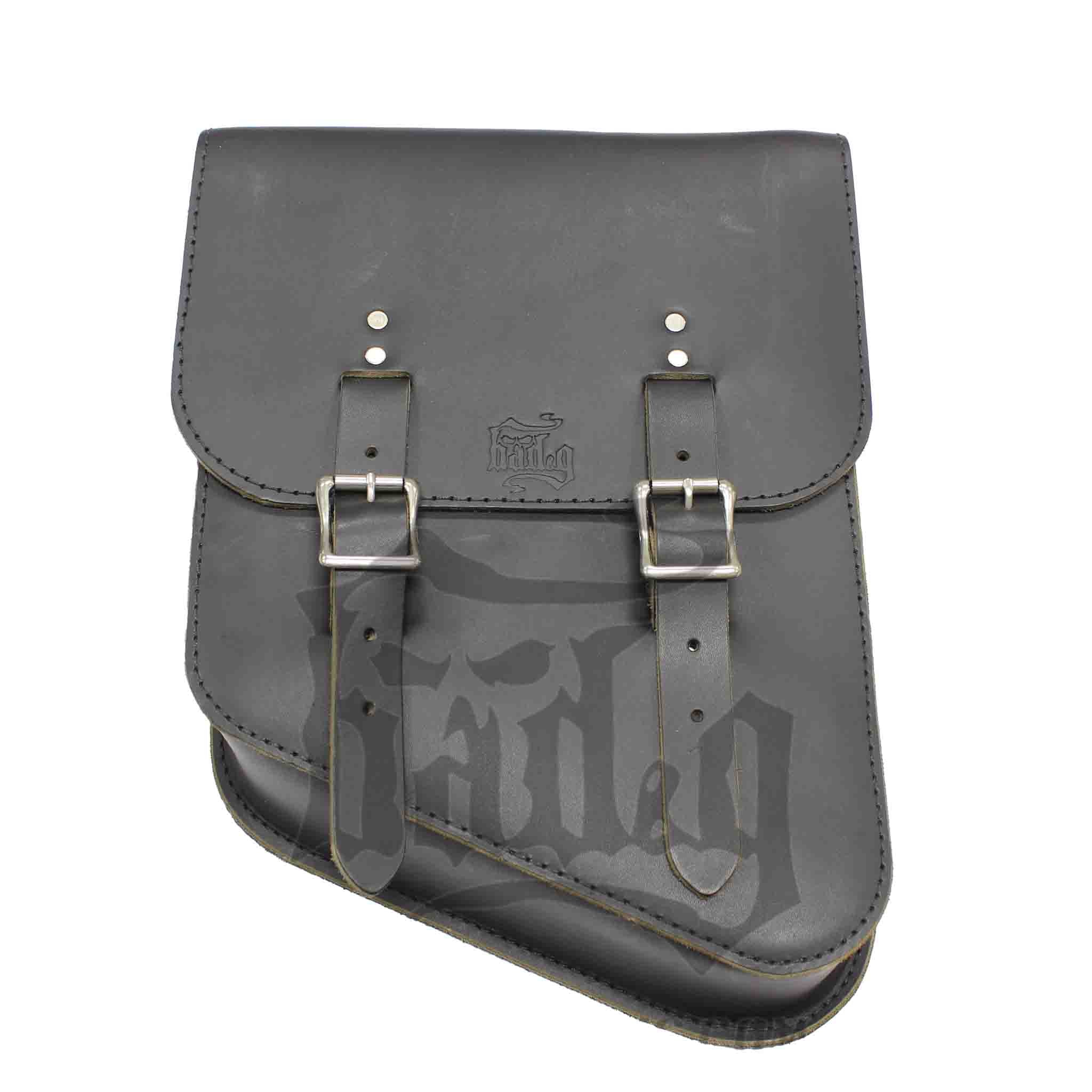 Upgrade your Harley-Davidson® Softail with the SHR03 Right Side Swingarm Solo Bag. Hand crafted in USA with premium leather and top quality hardware. Designed to fit all Pre-2017 Harley-Davidson® Softail models*. Durable and stylish, it features easy installation and it's the perfect fit for your motorcycle.